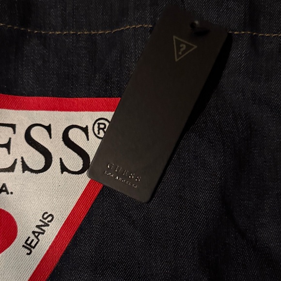 GUESS Denim Blue Tote - Picture 3 of 3